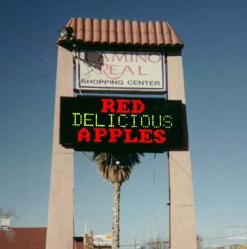 red apples